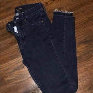 Banana republic high rise skinny jeans 25/0 petite